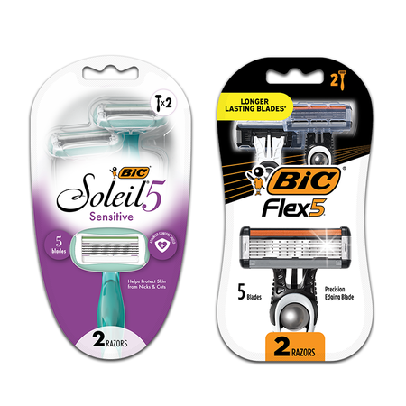 Image of Offer Save $3.00 on ONE (1) BIC® Flex™ or BIC® Soleil® Disposable Razor Pack (Select Varieties Only, Excludes Trial/Travel Size)