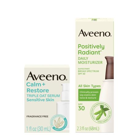 Image of Offer Save $5.00 on any ONE (1) AVEENO® Facial Moisturizer, Serum or Treatment