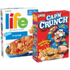 Save $1.00 on 2 Cap’n Crunch, Life, or Quaker Cereals when you buy TWO (2) boxe...