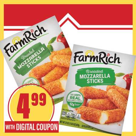 Image of Offer Save $1 on ONE (1) FarmRich Select Appetizers.