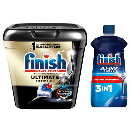 Image of Offer Save $3.00 on any ONE (1) Finish® Dishwasher Detergent or JET-DRY® Rinse Aid