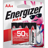 Save $0.50 on any ONE (1) pack of Energizer® Batteries up to 20 count.