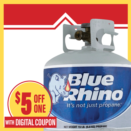 Image of Offer Save $5 on ONE (1) Blue Rhino Propane Tank.