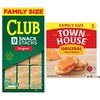 save 1 00 on any one 1 club reg town house reg or toasteds reg crackers Publix Coupon