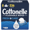 save 3 00 on any one 1 cottonelle flushable wipes 336ct Publix Coupon