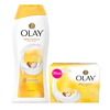 Save $1.00 on ONE Olay Bar (4 ct or larger) Body Wash, In-Shower Body Lotion OR Hand...