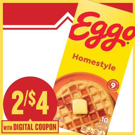 Image of Offer Save $2 on TWO (2) Eggo Waffles Select 10ct.