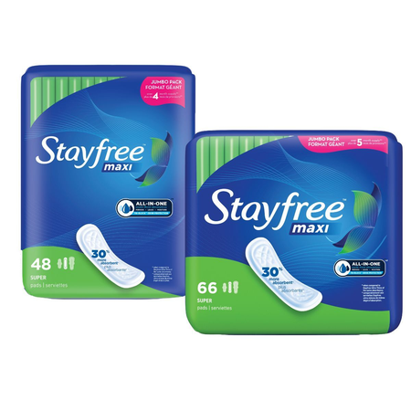 Image of Offer Save $1.00 on any ONE (1) Stayfree® Pads 28ct. or Larger