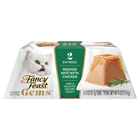 Image of Offer Save $1 on TWO (2) Fancy Feast Gems Canned Cat Food 4oz.