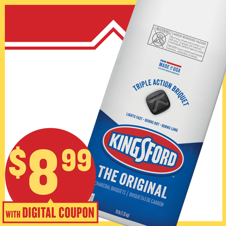 Image of Offer Save $4 on ONE (1) Kingsford Charcoal or Briquets Select 12-16lb.