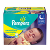Save $1.50 on ONE BOX Pampers Swaddlers Overnights Diapers (excludes trial/travel siz...