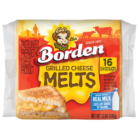 Image of Offer Save $1 on TWO (2) Borden Single Wrapped Sliced Cheese 12oz.