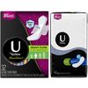 Save $1.00 on any ONE (1) package of U by KOTEX® Pads (Not valid on trial size/tr...
