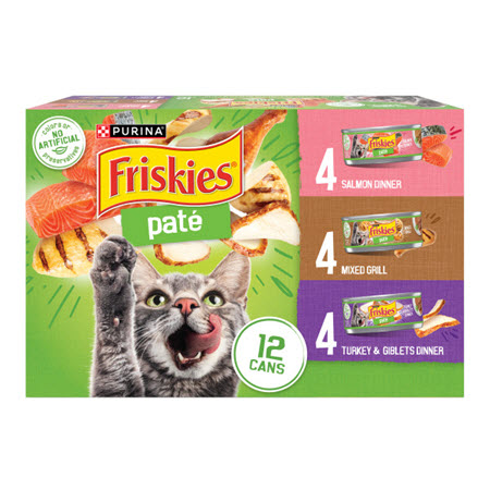 Image of Offer SAVE $1.00 on ONE (1) 12 ct or 24 ct package (5.5 oz cans) of Friskies® Wet Cat Food