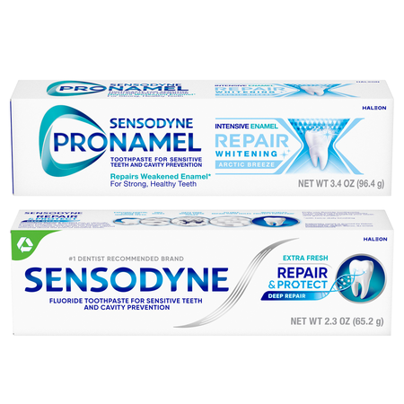 Image of Offer Save $1.00 on any ONE (1) Sensodyne or Pronamel product (excl 0.8oz & Clinical toothpaste)