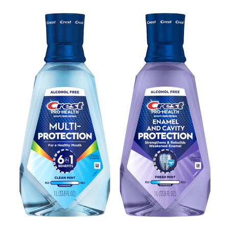 Image of Offer Save $1.00 on ONE Crest Mouthwash 473mL (16 oz) or larger (excludes Scope, 3DWhite, Pro-Health Extra Whitening, Gum Detoxify, Gum Restore, Clinical De