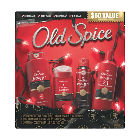 Image of Offer Save $2.00 on ONE Old Spice Limited Edition Holiday Gift 4-Packs.