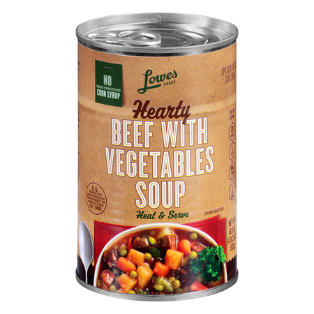 Image of Offer Save $2 on FOUR (4) Lowes Foods Chunky Or Homestyle Soup 18.5-19oz.