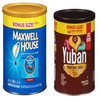 Save $1.00 on one (1) Maxwell House or Yuban Coffee (22-37.2 oz., excludes 29.3 oz. D...