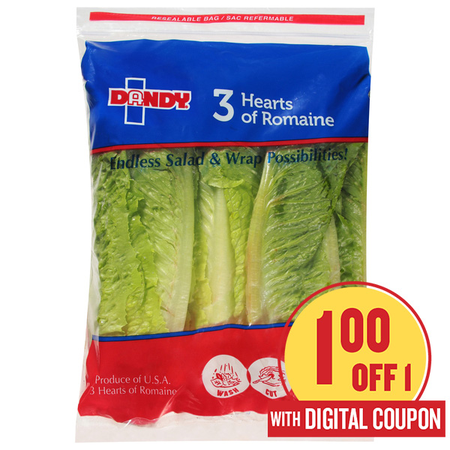Image of Offer Save $1 When You Purchase ONE (1) Romaine Hearts Select 3pk.