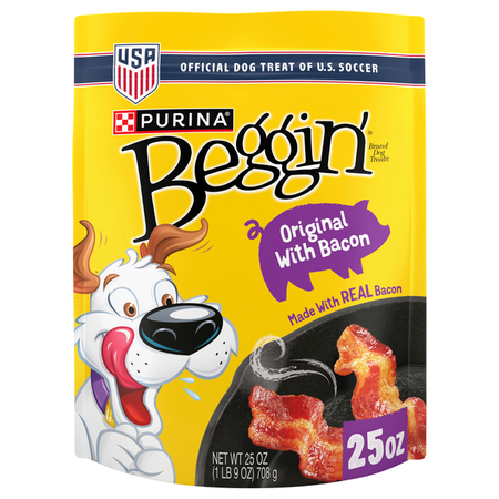 Image of Offer Save $1 on ONE (1) Purina Busy Bones Or Beggin Strips Dog Treats.